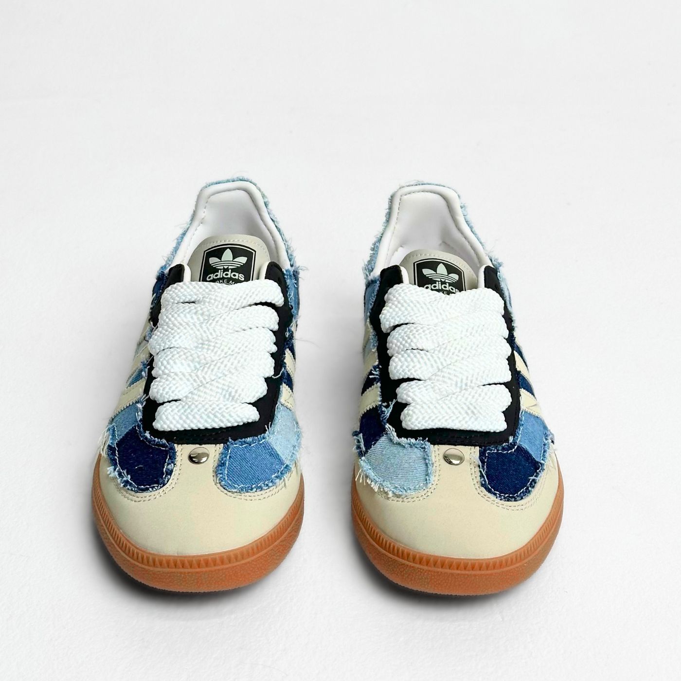 Patchwork Denim Adidas Samba