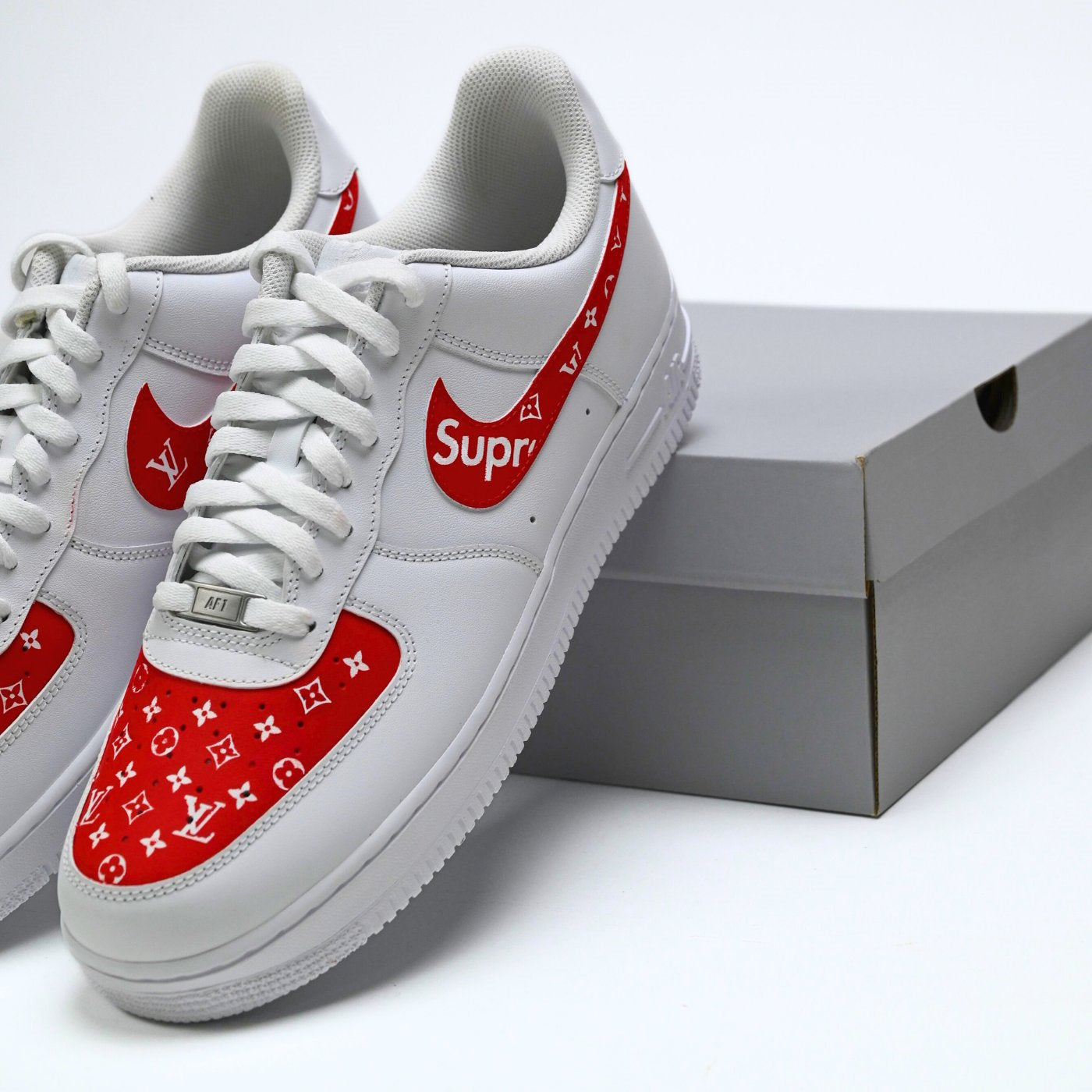 Supreme x LV Air Force 1