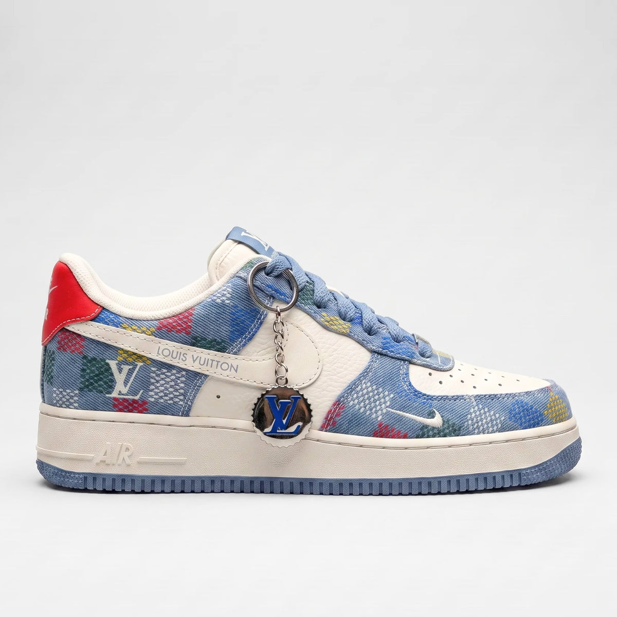 Sky Blue LV Air Force 1