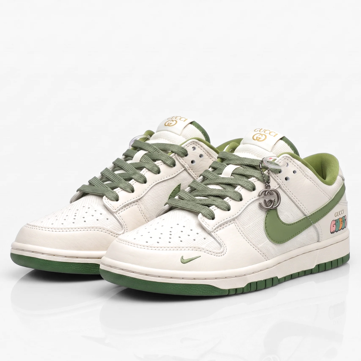 Olive Gucci Dunks