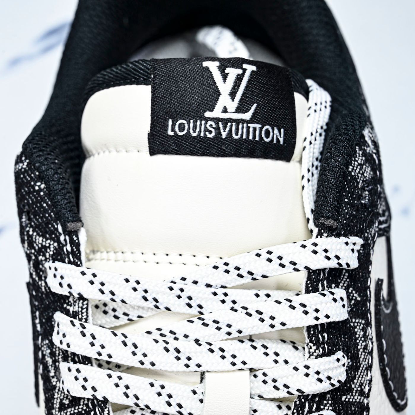 Black Denim LV Air Force 1