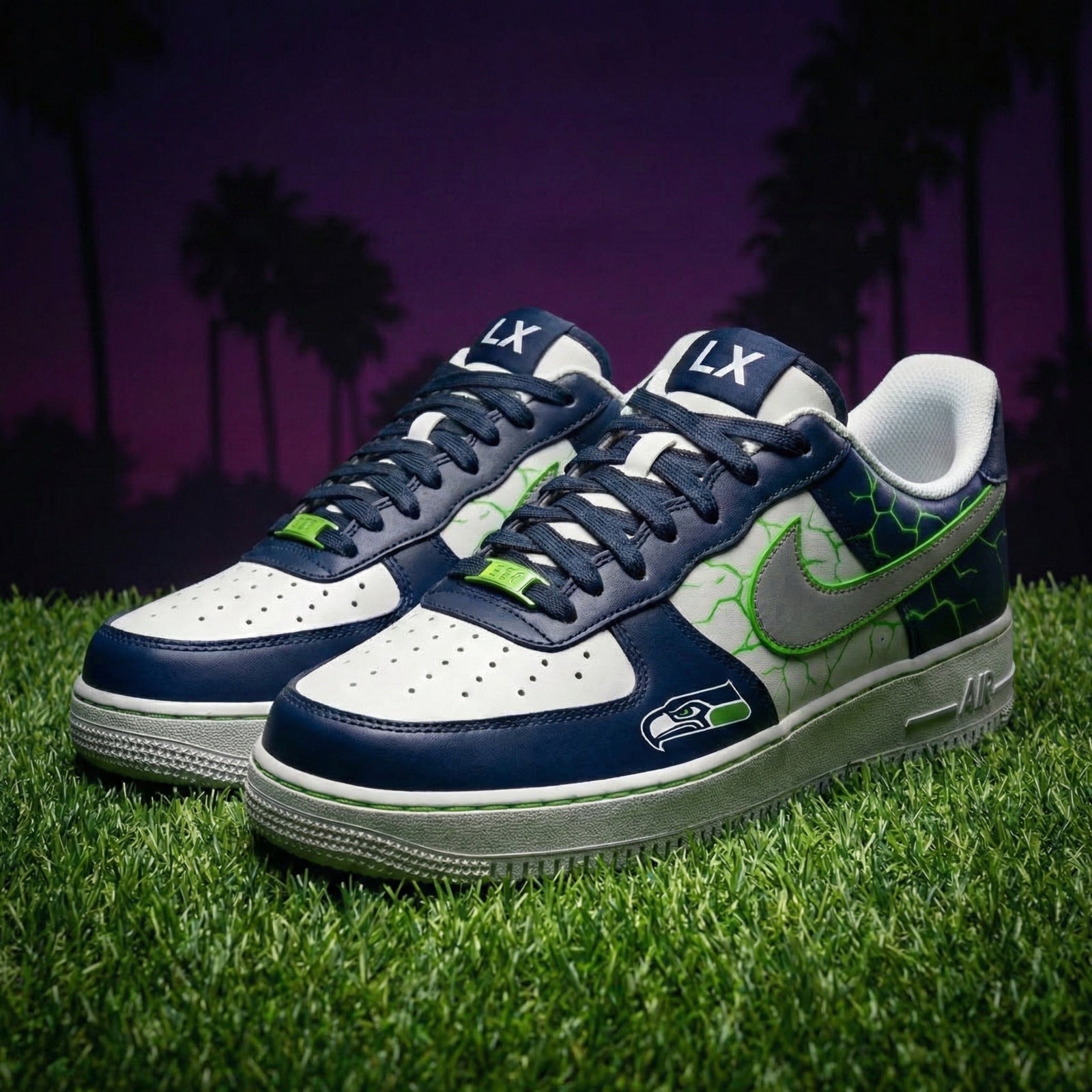 Seahawks LX Custom Air Force 1