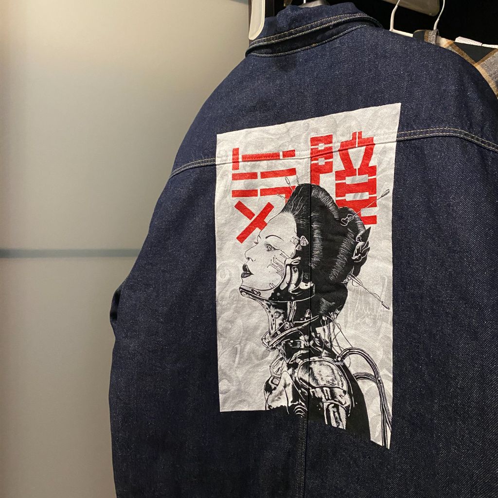 'Robo-Rebel' Denim Jacket