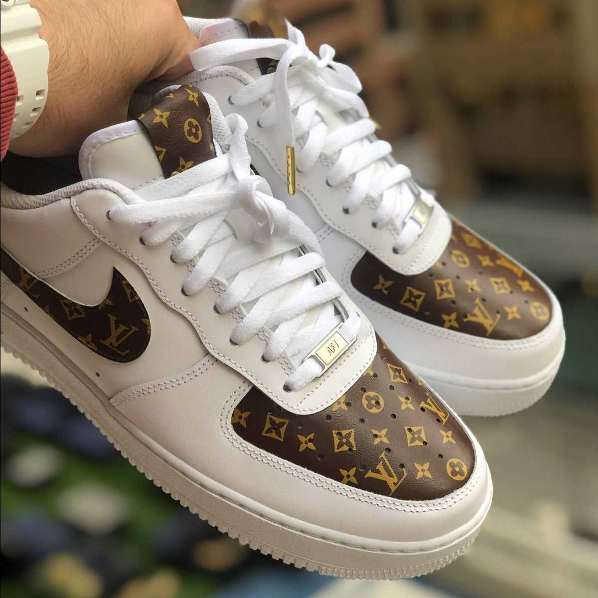 Buy Premium Handcrafted LV Air Force 1 | Drippy Custom