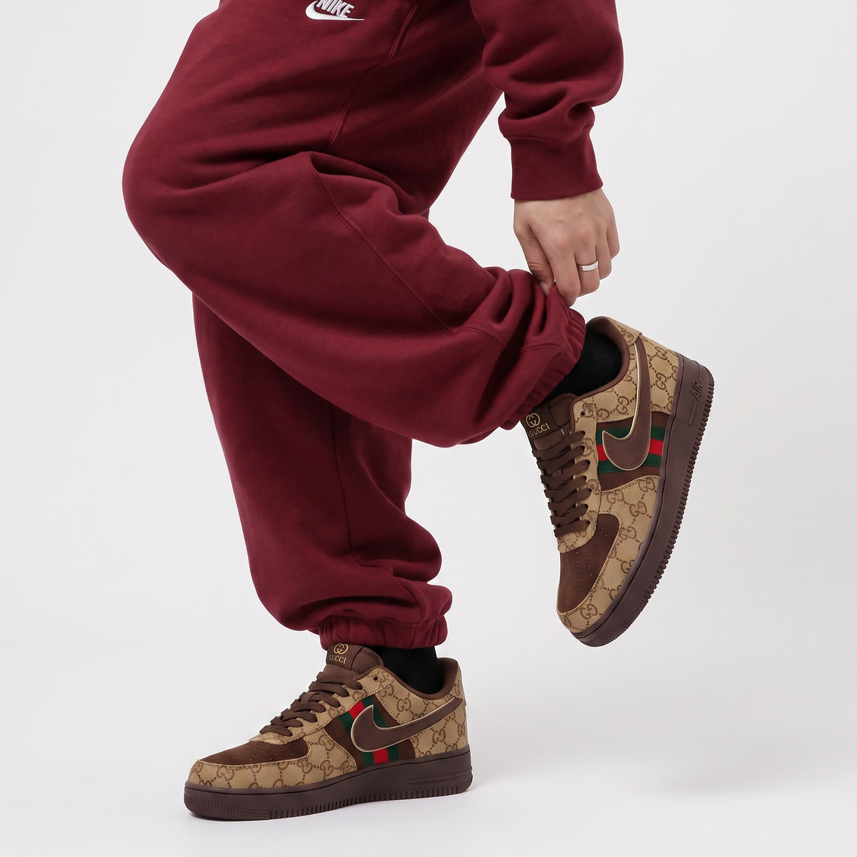Ebony Gucci Air Force 1