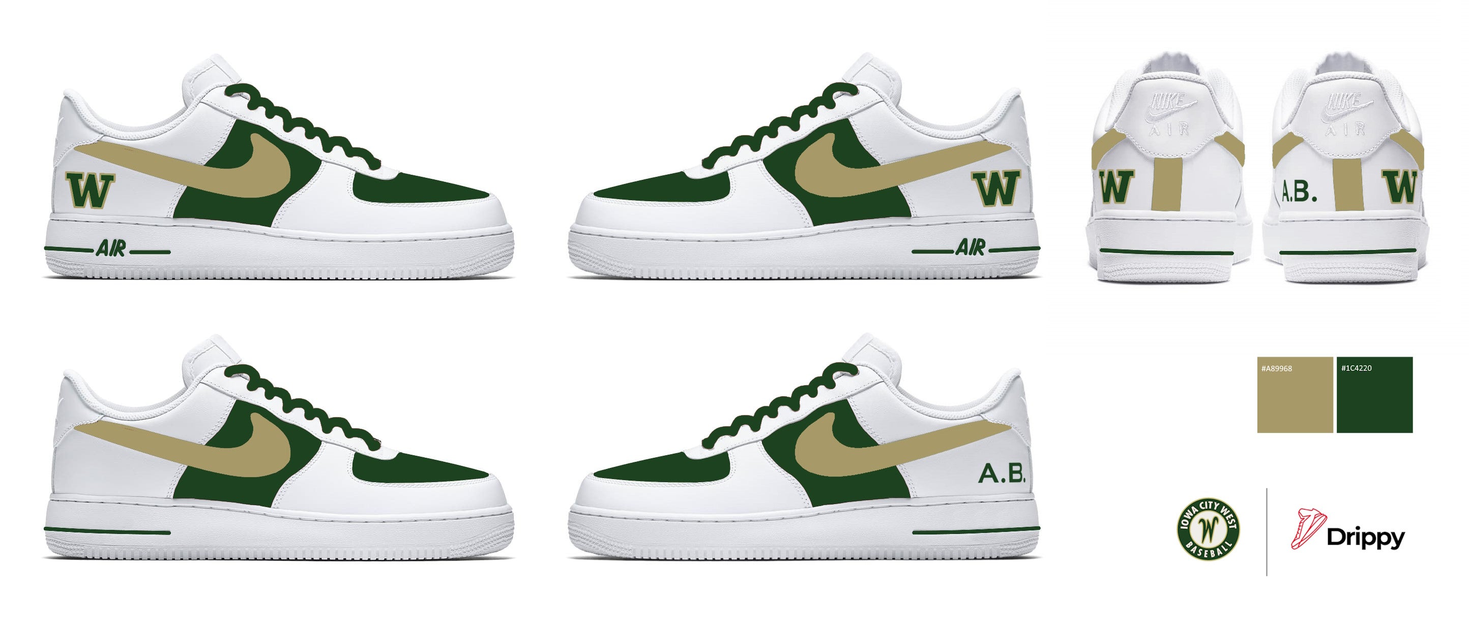 'Iowa City West' Custom Air Force 1