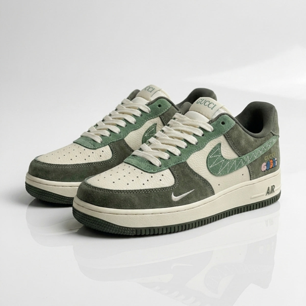 Olive Gucci Air Force 1