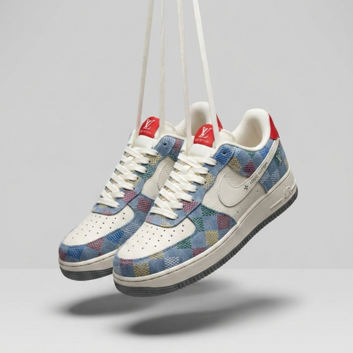 Sky Blue LV Air Force 1