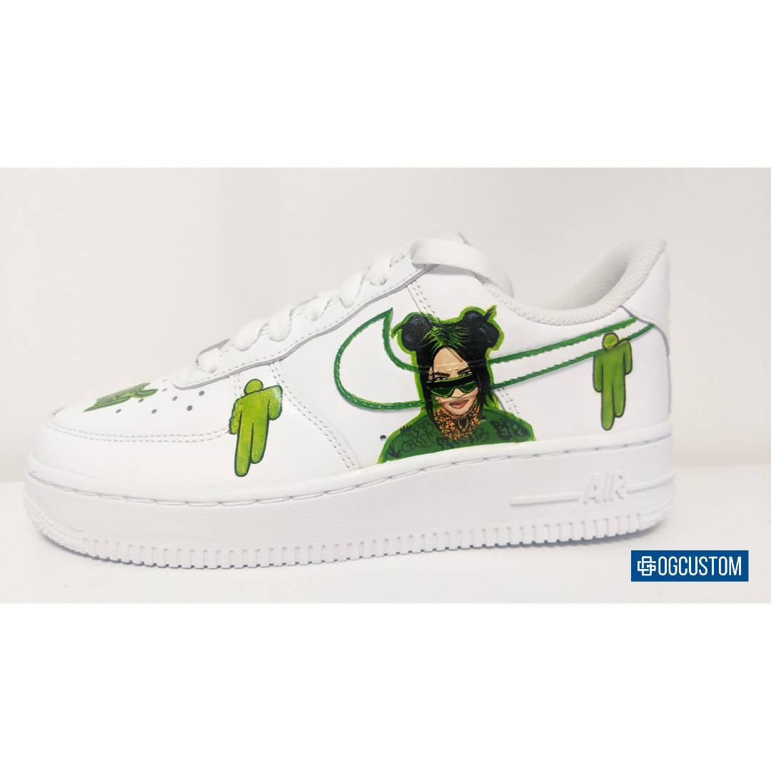 billie eilish custom air force 1
