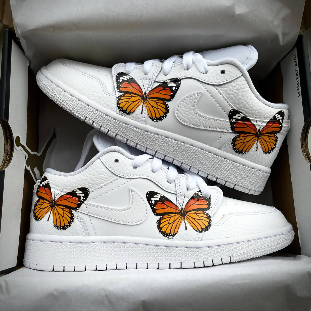 'Orange Butterfly' Air Jordan 1 Low