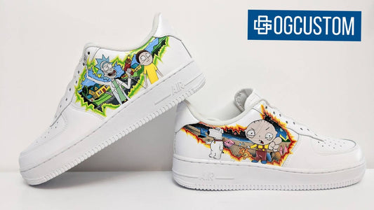 'Rick And Morty & Family Guy' Air Force 1