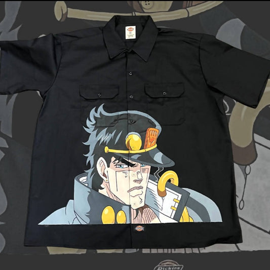 'Jotaro Kujo' Custom Dickies Shirt