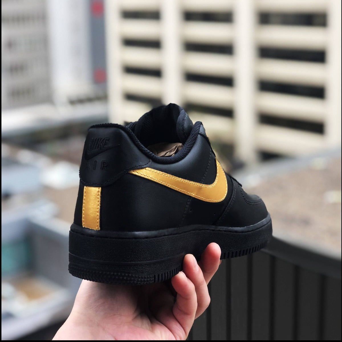 'Gold Swoosh' Air Force 1