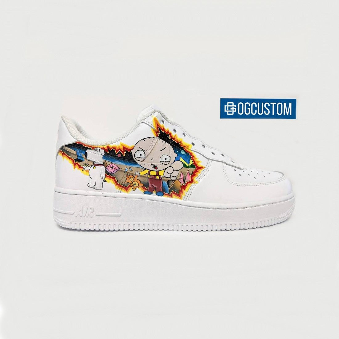 'Rick And Morty & Family Guy' Air Force 1