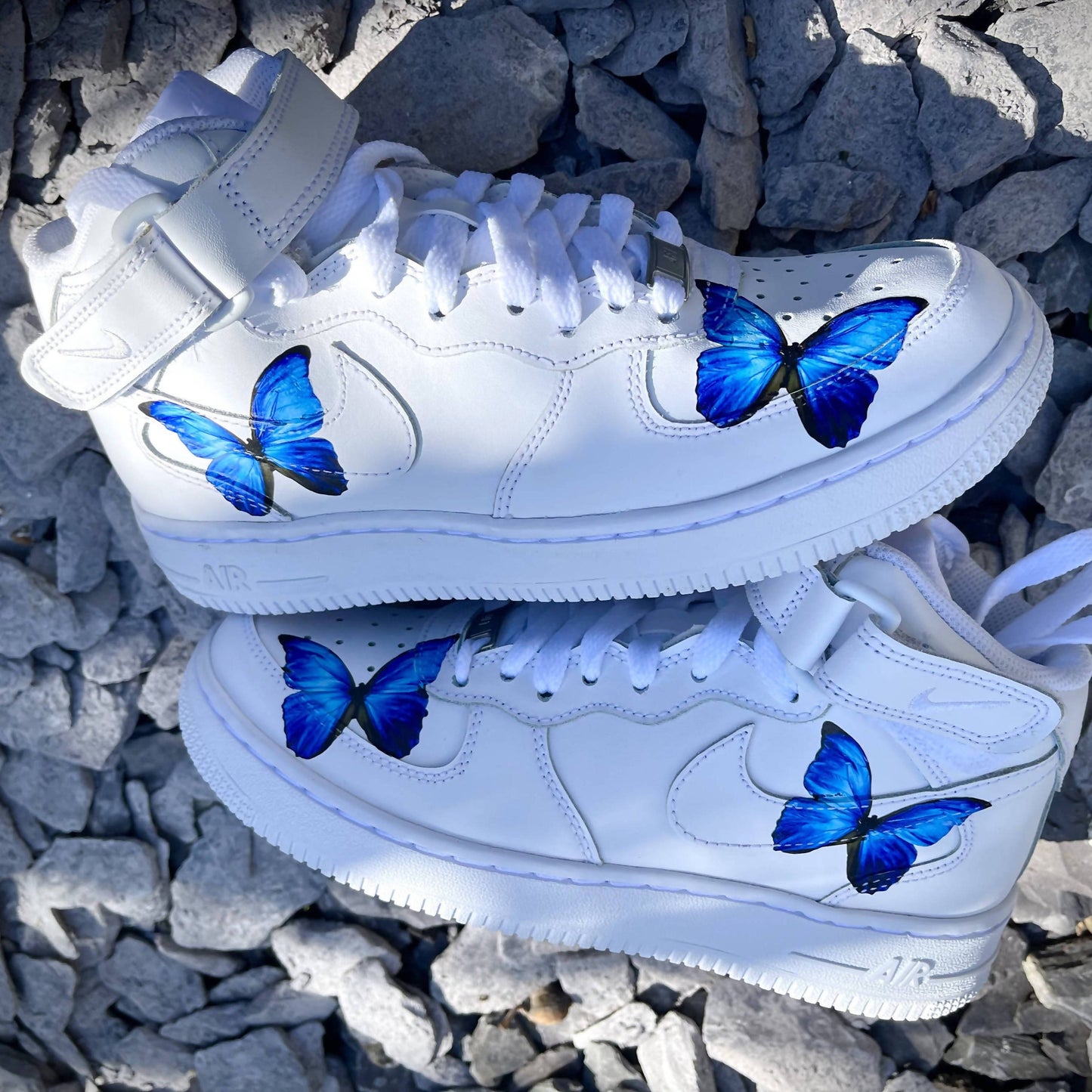 'Blue Butterfly' Air Force 1 Mid