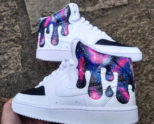 'Galaxy Drip' Nike Court Vision Mid