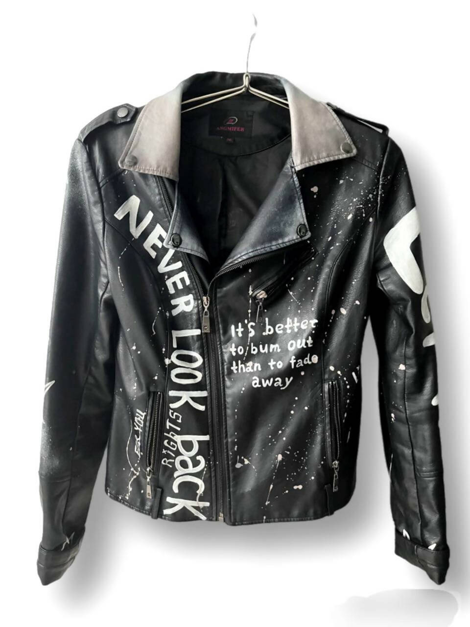'Dare to Defy' Leather Jacket