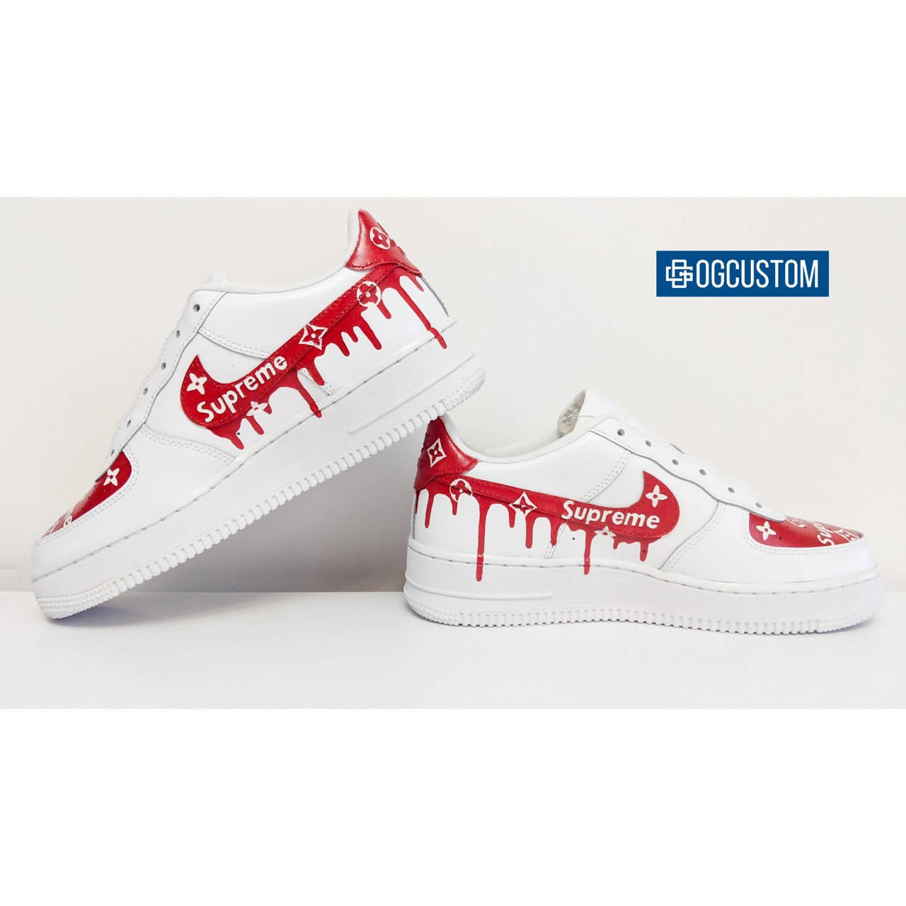 'Supreme LV Drip' Air Force 1