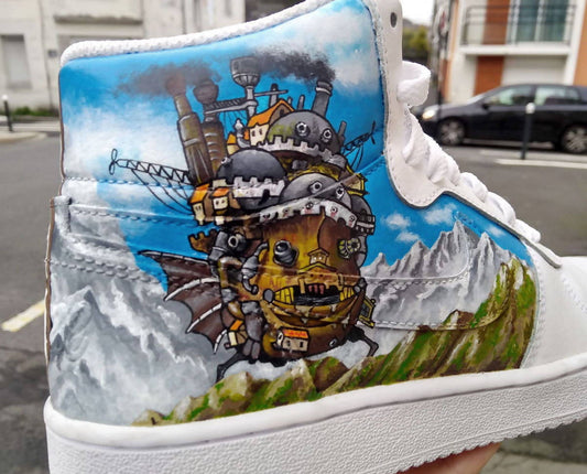 'Miyazaki Howl's Moving castle' Air Force 1 Mid