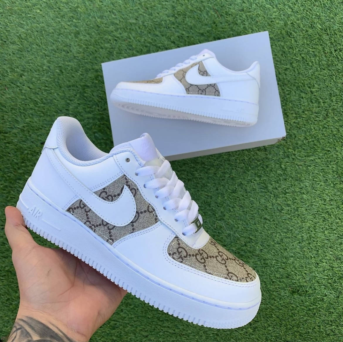 'Gucci Fabric Inspired' Air Force 1