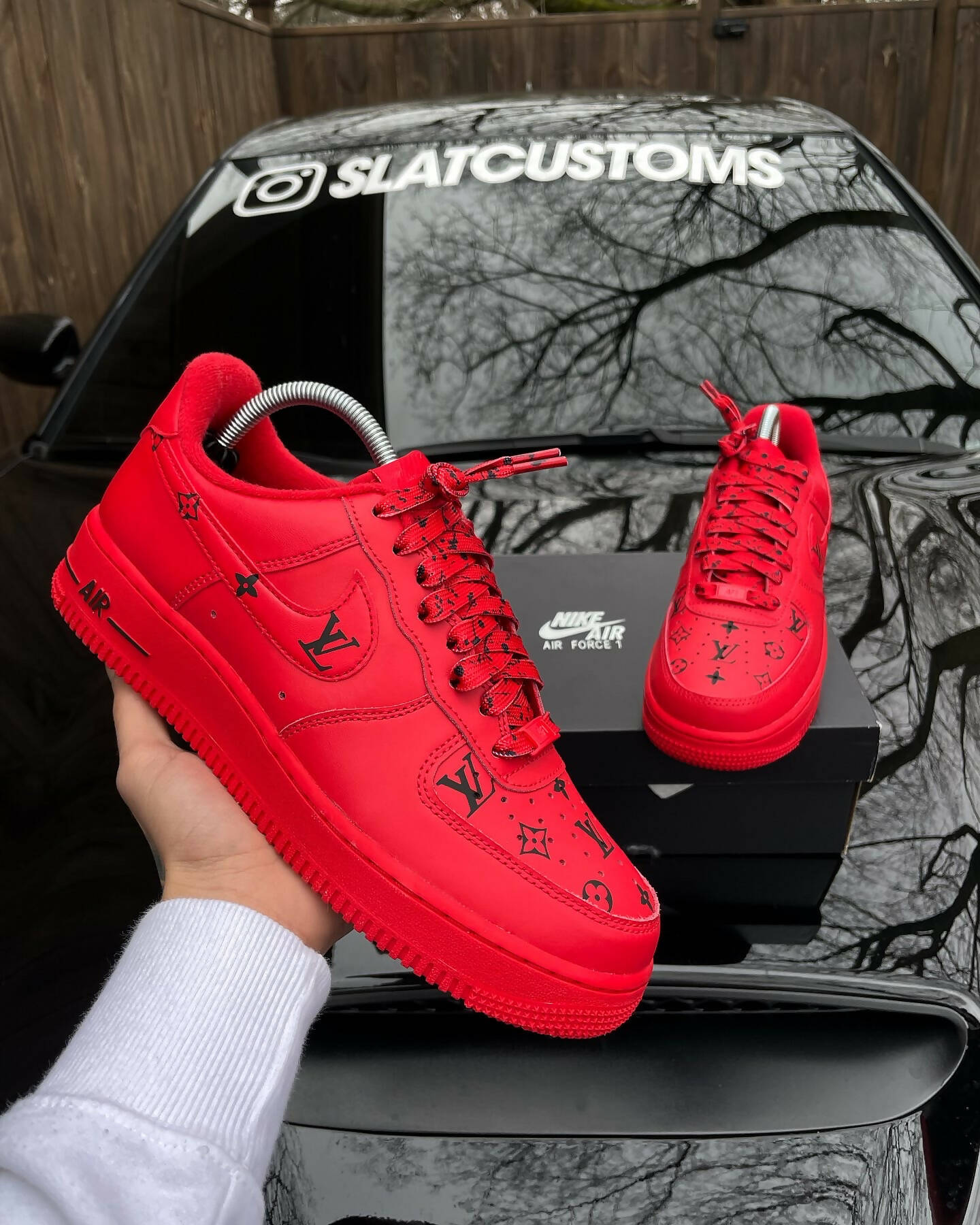 ‘Cherry LV’ Air Force 1’s