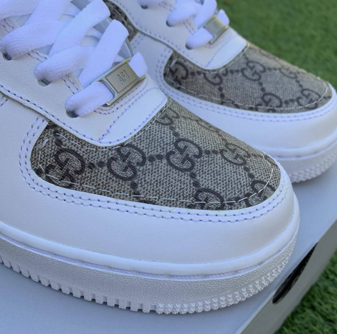 'Gucci Fabric Inspired' Air Force 1