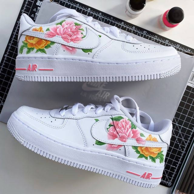 'Sunflowers x Pink' Air Force 1