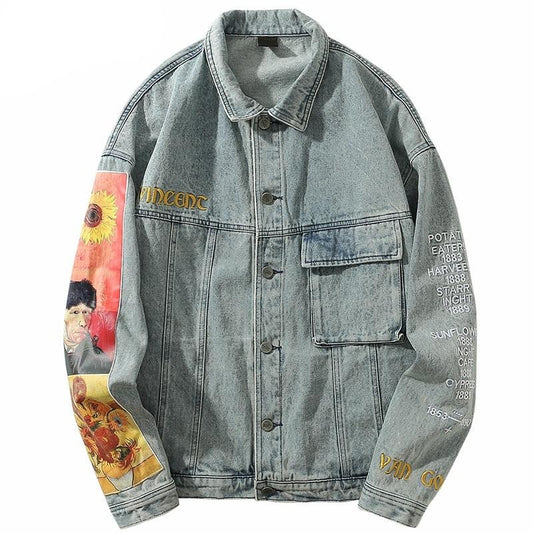 'Vincent Van Gogh' Denim Jacket