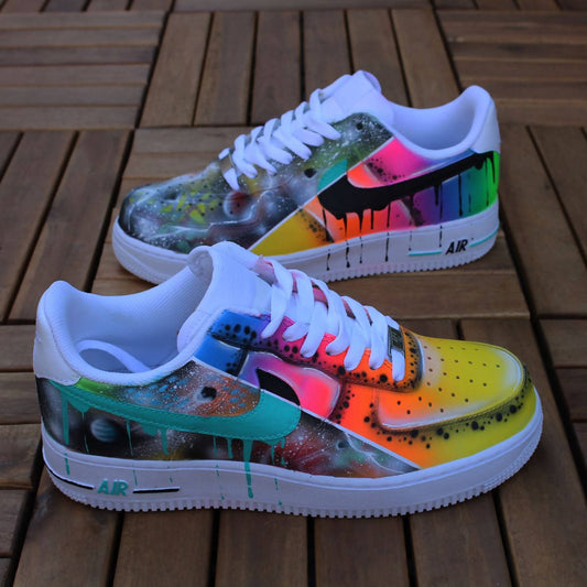 '2 in 1 - Universe & Neon Flash' Air Force 1