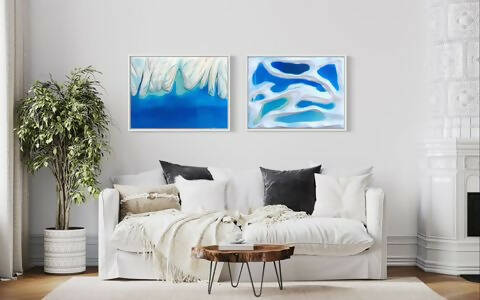 'Lakes of Greenland' Art Piece