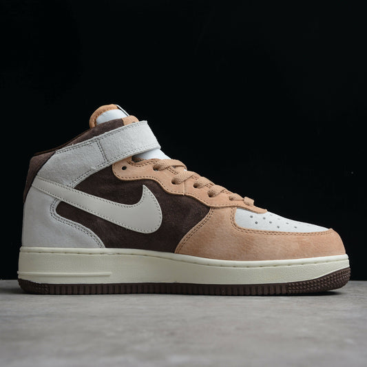 "Beige Suede" Air Force 1 Mid