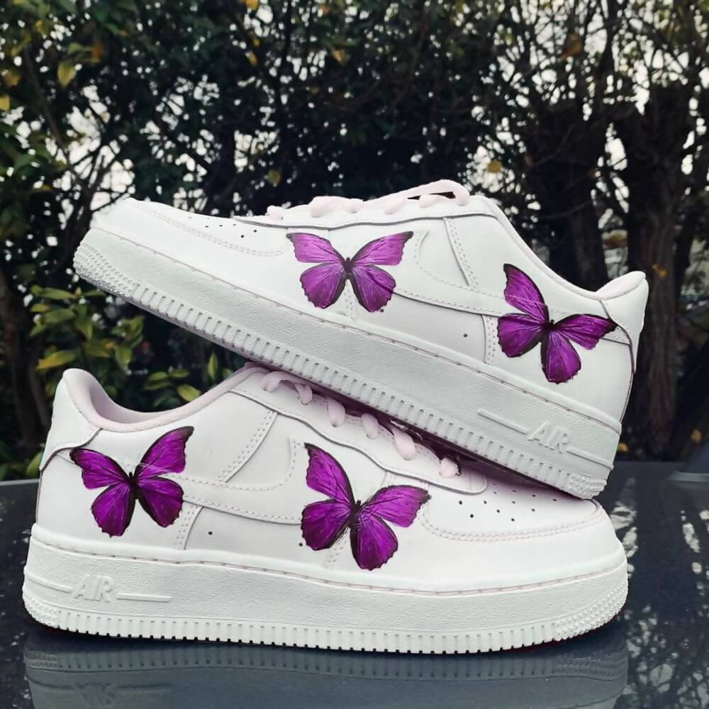 Purple Butterflies' Air Force 1
