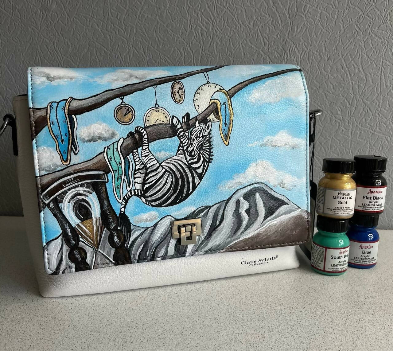 'Cheshire Zebra Clutch' inspired Bag