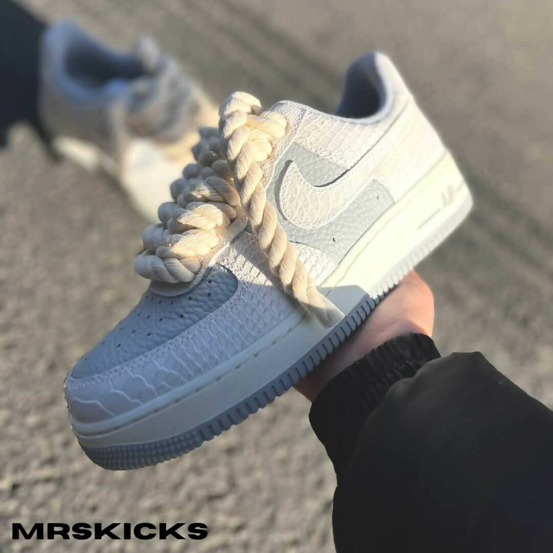 Python rope lace Air Force 1