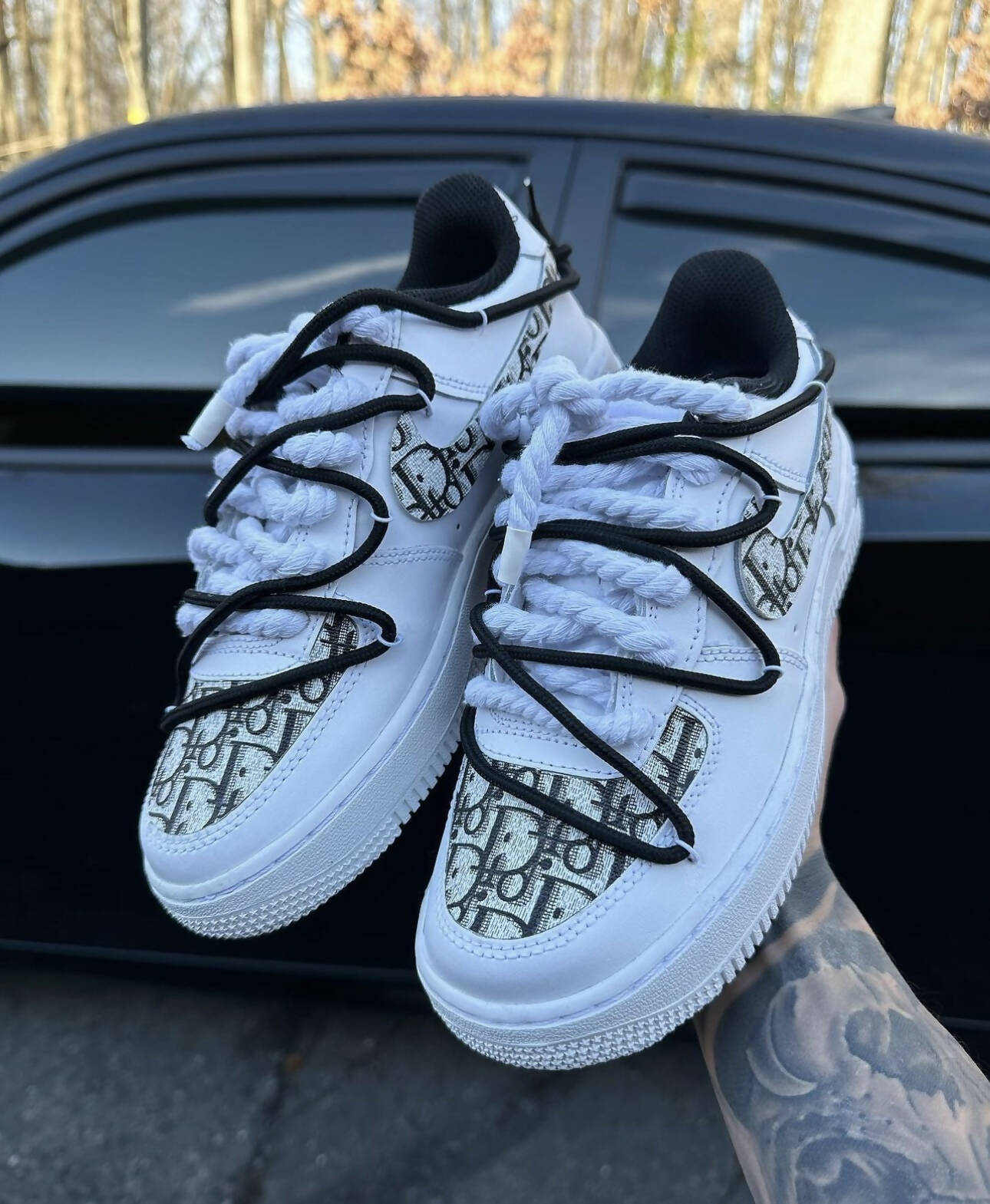 ‘Luxury Over-Lace’ Air Force 1’s