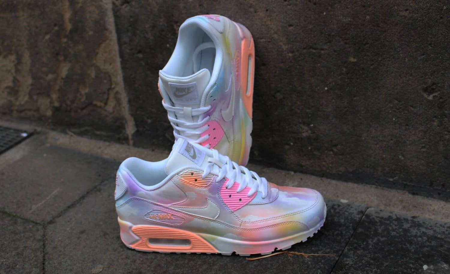 Rainbow drippy nike cheap air max 90